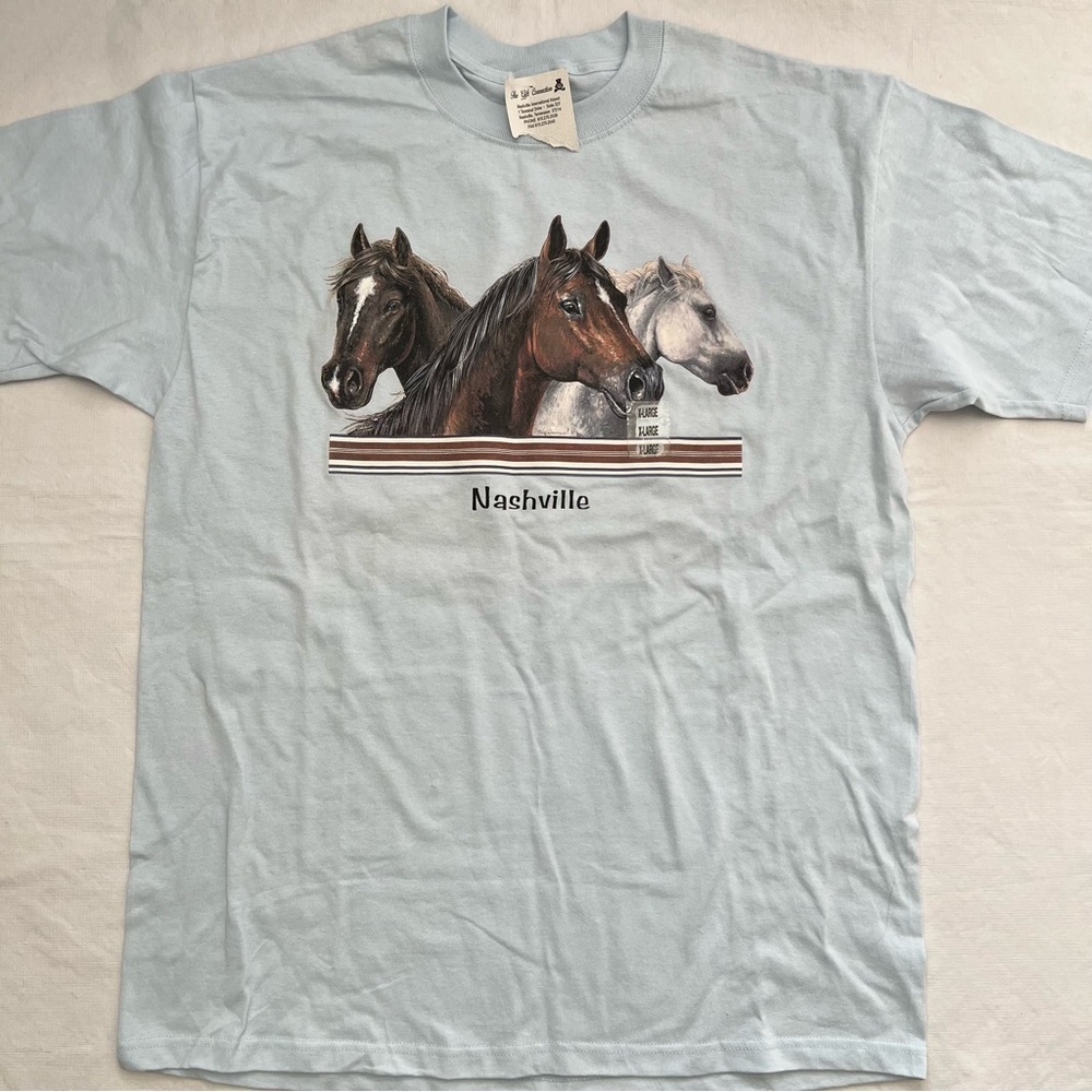 Vintage Graphic Horses T-Shirt NWT